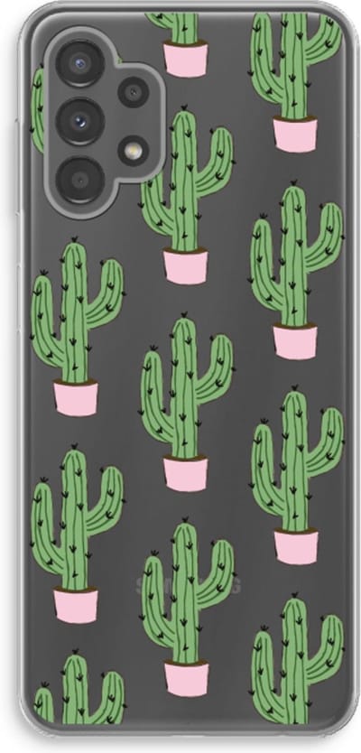 Case Company® - Hoesje geschikt voor Samsung Galaxy A13 4G hoesje - Cactus Lover - Soft Cover Telefoonhoesje - Bescherming aan alle Kanten en Schermrand