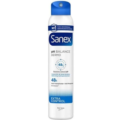 Deodorant - Sanex - Dermo Extra-control - 200 ml - Unisex - Hypoallergeen