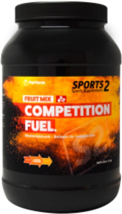 Sports2 Competition Fuel | Energie Sportdrank met cafeïne | Voor Wielrennen, Hardlopen & Triathlon | 1200 gr