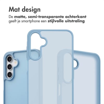 imoshion Hoesje - Geschikt voor Samsung Galaxy A15 (5G) - Color Guard Backcover - Lichtblauw
