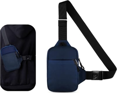 Stijlvolle Crossbody Tas voor Dames en Heren, Verstelbare Schoudertas en Rugzak voor Dagelijks Gebruik en Reizen