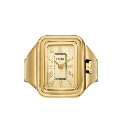 Fossil ES5343 Vrouwen Ring-Horloge - Goudkleurig