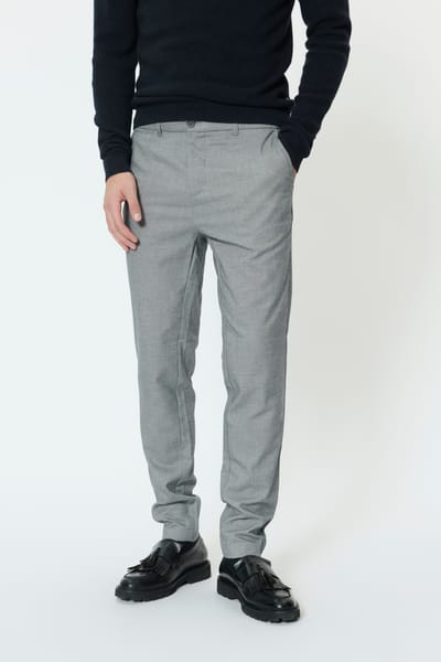 Stoffen broek met Franse steekzakken, model 'MAliam'