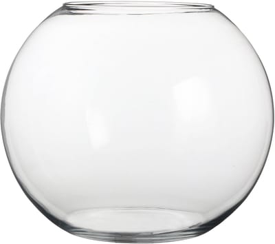 Mica Decorations Bolvaas/komvaas - glas - vissenkom - H40 cm