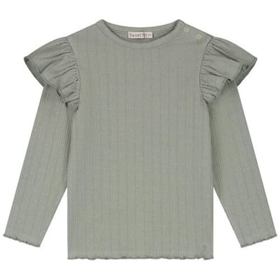 Sweet Petit baby shirt Meave Sage Green 56 dames