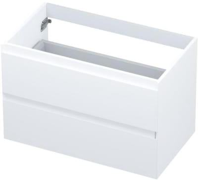 INK - Onderkast 2 Laden Greeploos Gelakt - 800x450x520 Mm - Mat Wit
