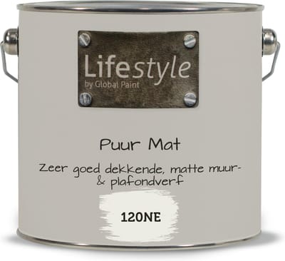 Lifestyle Puur Mat - Muurverf - 120NE - 2.5 liter