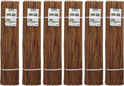 Progarden Wilgscherm / wilgmat - 15 meter - bruin - tuinscherm/schutting