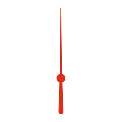 Tweedehands batterij horloge uurwerken draad rode wijzer-L: 52mm