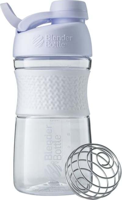 BlenderBottle® | SportMixer™ Tritan Twist | 590 ml | WIT | Shakebeker | Shaken zonder klonten en zonder te lekken!