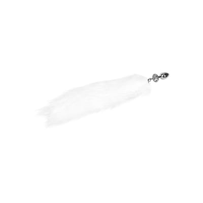EIS, dildo, 'nepbonten staart met afneembare anaal plug, 54 cm', brede basis, conische punt, stimulerende Pet Play