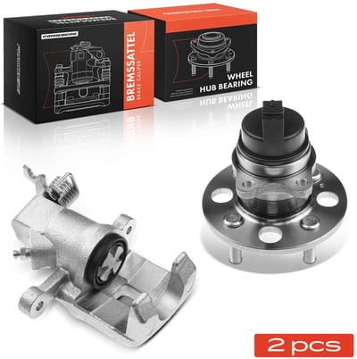 Frankberg 1x remklauw + 1x wiellager achteras links voor Hyundai