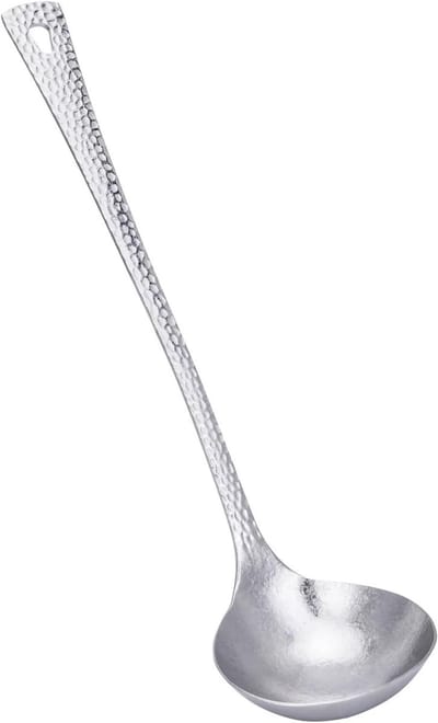 Titanium Soeplepel met Lange Handvat 26.5cm - Duurzaam Keukengerei voor Soepen, Sauzen en Stoofschotels