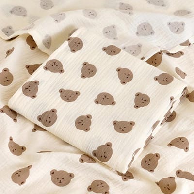 Babydeken Pasgeboren Muslin Swaddle 2 Lagen Katoen Badhanddoek Zomer Kinderwagenhoes Wikkel Gaas Peuter Slaapdeken (as the picture,100cmX100cm)