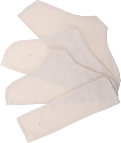 Kledinghangerhoezen - Beschermhoezen - Kleding Beschermen - Anti-slip - 4 Stuks - Beige