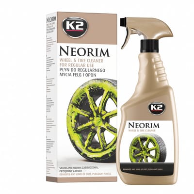 k2 neorim 700 ml - banden en velgreiniger - corrosieremmers - neon effect - zuurvrij - wielreiniger