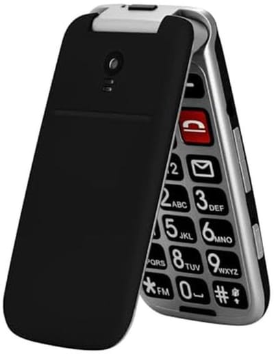 Senior Mobiele Telefoon zonder Contract Dual SIM 2G GSM met Grote Toetsen