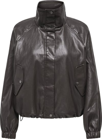 Only Jas Onlmini Faux Leather Jacket Cc Otw 15373805 Raven Dames Maat - M