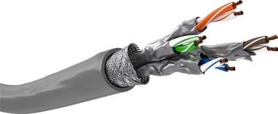 Pro CAT 6a Netwerk cable S/FTP (PiMF) Grijs 50 m - C - Grijs - 50m