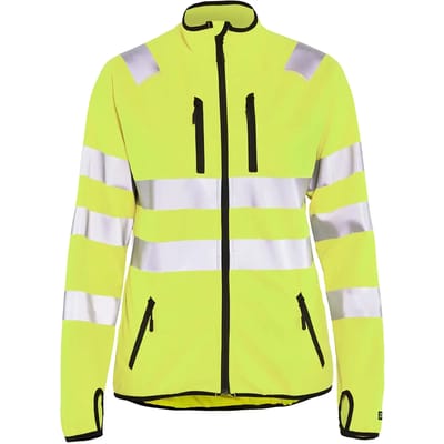 Blåkläder 4926-2512 Dames Softshell jack High Vis Geel maat L