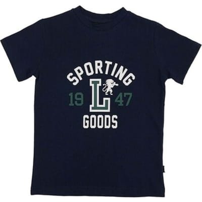 T-shirt Korte Mouw Leone 1947 Boy Short Sleeves College