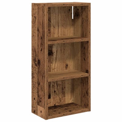 vidaXL - Badkamer - wandkast - Oudhout - 30 - x - 16 - x - 62,5 - cm - Geconstrueerd - hout