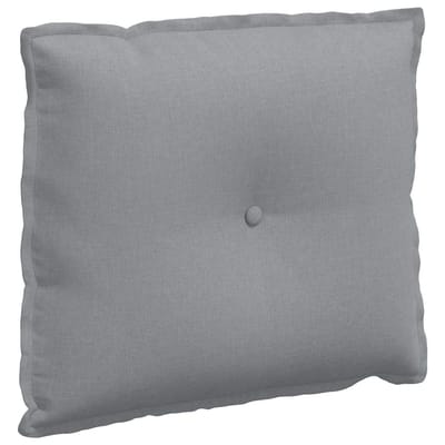 vidaXL - Rugkussen - Lichtgrijs - 200 - x - 19 - x - 50 - cm - Stof