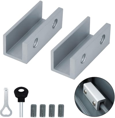 Dailygoods- Schuifraamslot Verstelbaar - Raambeveiliging Kind - Raambegrenzer - Raamvergrendelingsblok - Veiligheidsslot - Voor Thuis