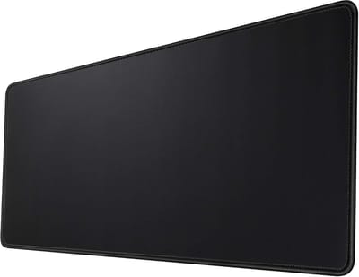 600 x 300 mm, grote muismat met rubberen basis, antislip, voor thuis/kantoor/gamer (60 x 30 cm, zwart001)