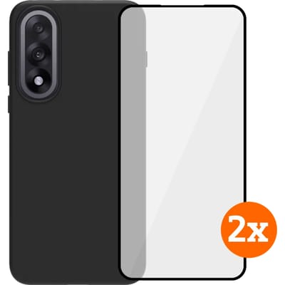 BlueBuilt OnePlus Nord 5 Back Cover Transparant + Screenprotector Glas Duo Pack