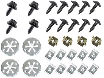 Ceryx Montagekit Bodemplaat – 32-delige Spinnenset Motorbeschermplaat – Audi / Seat / Skoda / VW