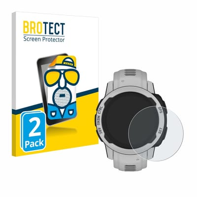 BROTECT - Screenprotector voor Garmin Instinct 2S Solar (40 mm) - Folie Beschermfolie matte 2 Stuks