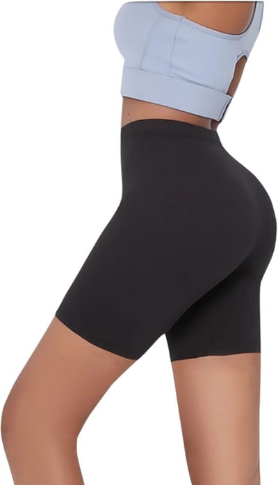 Livano Biker Short Dames - Korte Legging - Lange Onderbroek - Bikershort - Met Pijpjes - Zwart - Maat XS