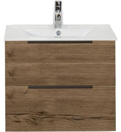 Seville Badmeubelset 60 cm - Tabacco Edge Greep - Wastafel Enjoy