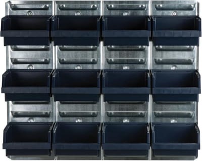 Raaco Gereedschapsbord - At Home -  Paneel met 12 magazijnbakken - 137270