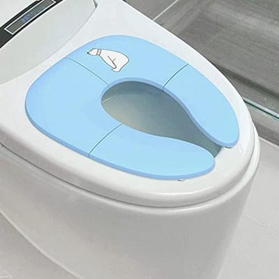 Opvouwbare Potty voor Peuters met Anti-Slip, Draagbare WC-Bril voor Training