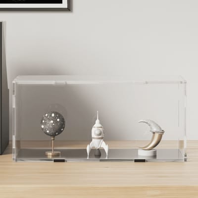 vidaXL - Displaybox - transparant - 30x15x14 - cm - acryl