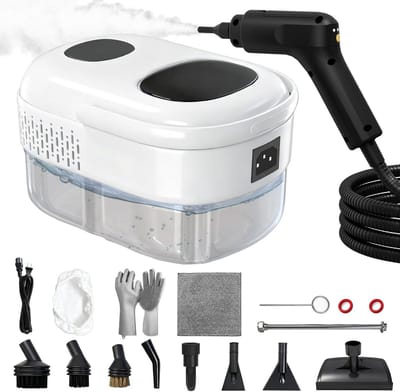 Draagbare Hogedruk Stoomreiniger met 14 Accessoires - Krachtig en Snel Opwarmend