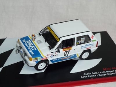 Modelauto Seat Panda 45 Rally Costa Blanca 1984 #97 Salz/de la Fuente - Schaal 1:43