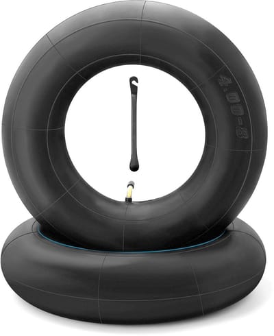Reserveslang Steekwagenbanden - Binnenband Kruiwagen - Onderhoud Voertuigen - Hoogwaardig Rubber - 4.80/4.00-8 - Zwart