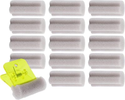 Tafeltennisborstelset - Sponslijm met clip - Racketonderhoud - Robuuste accessoires - 16 x 12 x 6.5 cm - Grijs