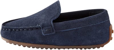 Next - Jongens - Suède instaploafers met brede pasvorm (G) - Blauw