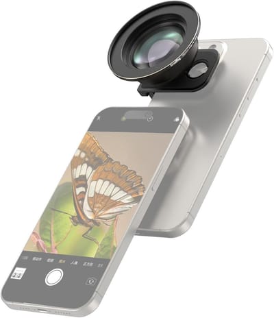 75mm T-mount HD Master Macro Lens voor Smartphone Fotografie - Close-Up Lens voor iPhone, Samsung, Huawei en Xiaomi