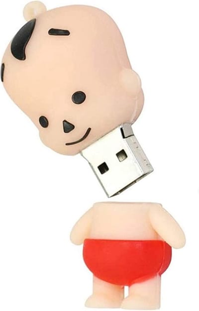 Baby usb stick 128GB 3.0 rood - Kraamcadeau -1 jaar garantie – A graden klasse chip
