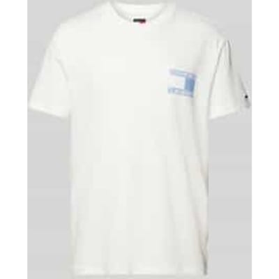 Regular fit T-shirt van puur katoen