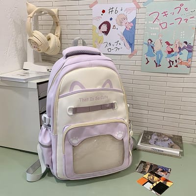 In de zomer zijn de nieuwe studenten eenvoudig en casual en de vrouwelijke pendelaars hebben een grote capaciteit. De Mori Schooltas doet pijn aan de Baby Bag Rugzak. .