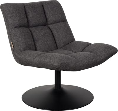 Dutchbone Bar Loungestoel Donker Grijs