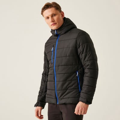 Gevulde Jas Heren Insulated Orange Zippers
