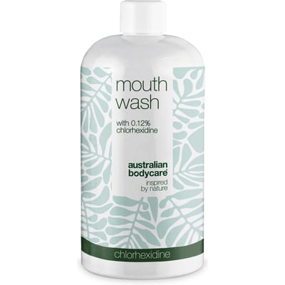 Australian Bodycare Mouth wash with chlorhexidine 500 ml