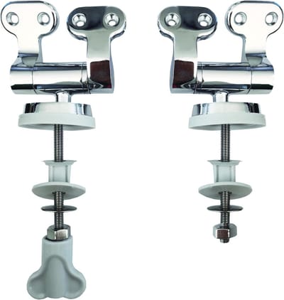 Toiletbril Schroeven - Bevestigingsset WC - WC Bril Monteren - Eenvoudige Installatie - M6 - Chroom